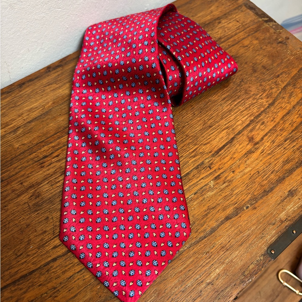 Pierre Cardin Red Silk Men's Tie